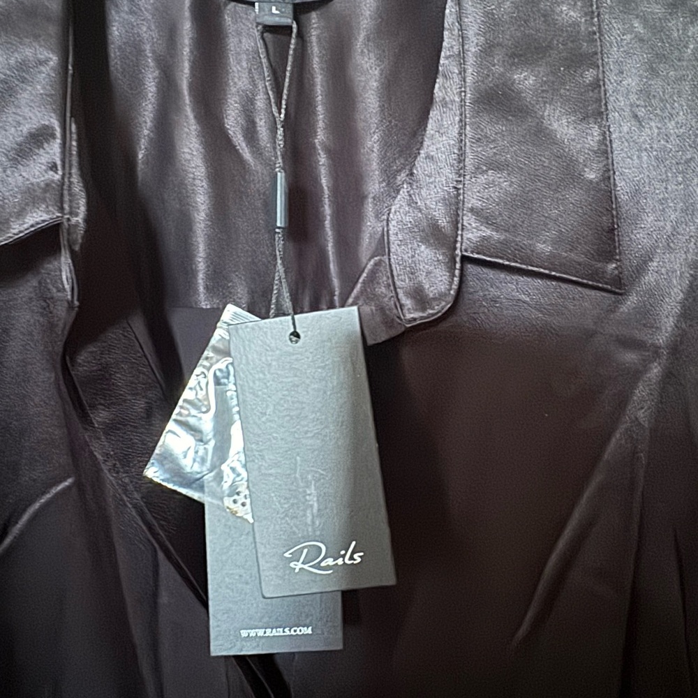 NWT Rails Black Blouse - Picture 3 of 6